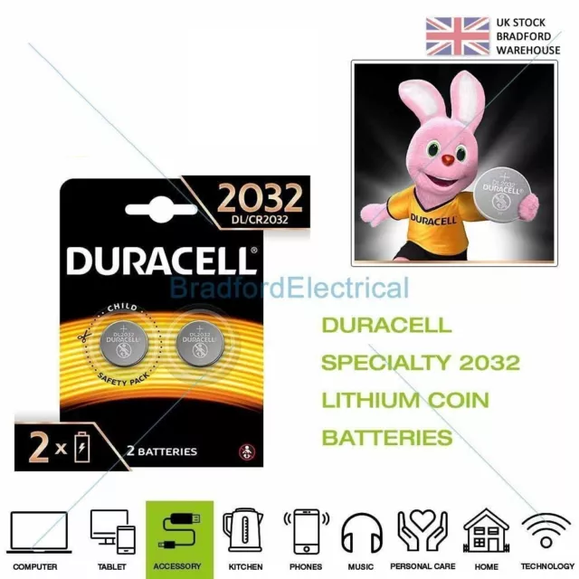 x2/x4/x6/x8/x10/x12 Duracell DL/CR 2029 3V Lithium Button Battery Coin Cell