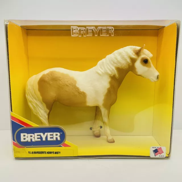 Breyer Vintage Horse No. 20 Marguerite Henry's Misty White and Tan NIB USA Made