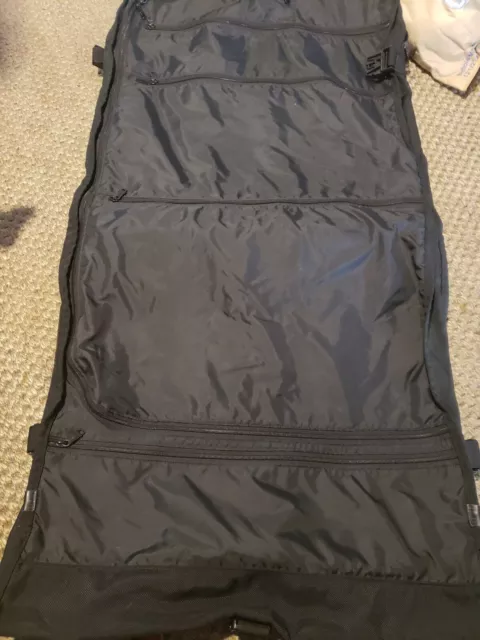 Tumi Black BiFold Carry-On Hanging Garment Bag Ballistic Nylon 24" 5