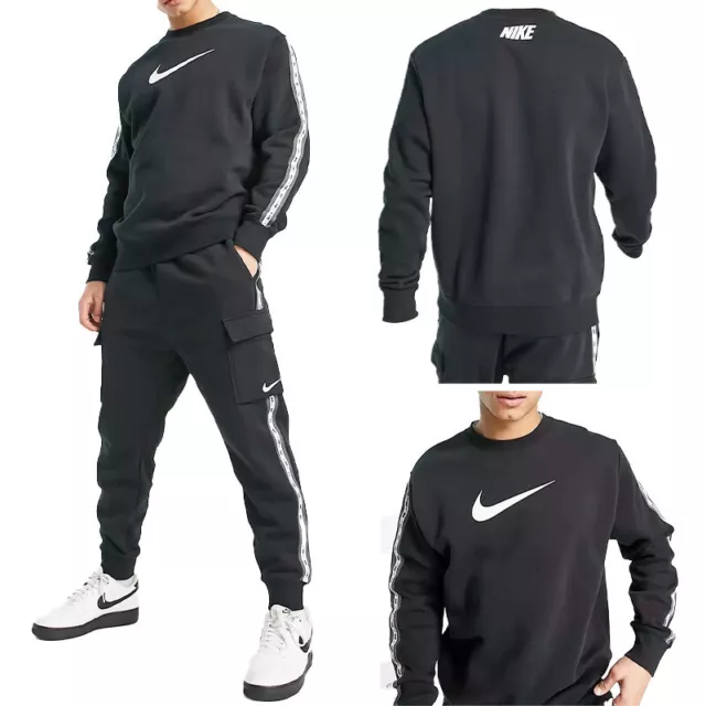 NIKE REPEAT Mens Full Tracksuits / Sweat / Joggers Casual Sweatshirt Gym Bottoms