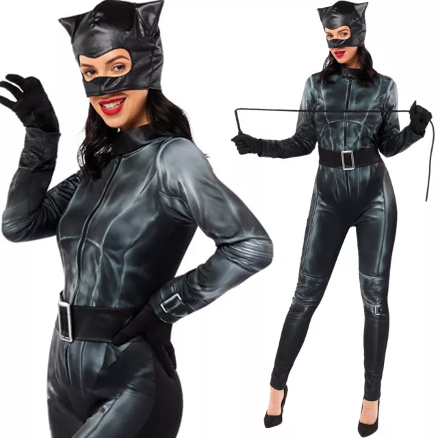AUTORIZZATO CATWOMAN COSTUME Donna Ufficiale Batman Film Costume
