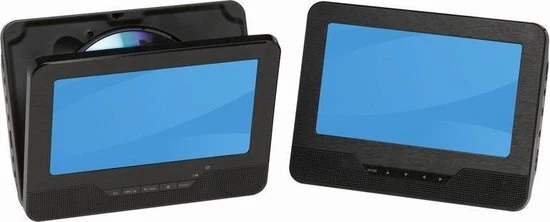 'Denver mtw-755twin 7schwarz Tragbarer DVD/Blu-Ray-Player-Tragbare DVD/Blu-Ray-P