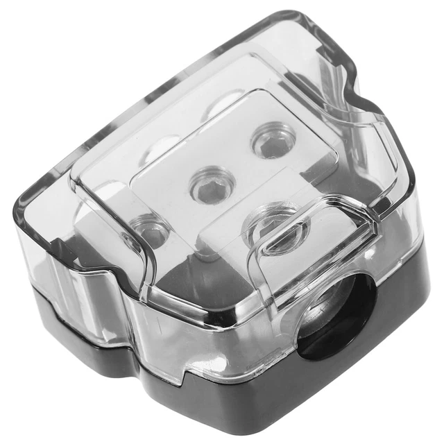 Blocco Distribuzione Alimentazione 60A Per Auto - Splitter Portafusibile 1 Uscita 2 Ingressi Per Amplificatori - Foto 5
