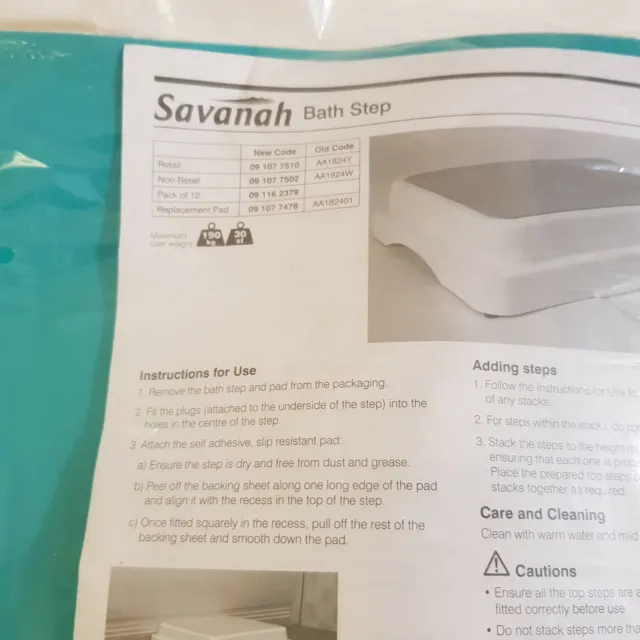 Savanah movilidad paso de baño + baranel de mano clasificado 190kg baño modular ayudantes PVC