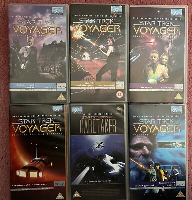 STAR TREK VOYAGER VHS video Tapes x six bundle untested £1.99 - PicClick UK