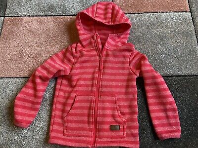 Girls Age 5-6 Years Hi Gear Pink Fleece Full Zip Hoodie Polyester