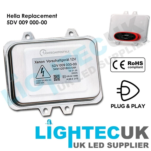 LIGHTEC® D1S HELLA Xenon Headlight Ballast 5DV 009 00000 BMW Landrover