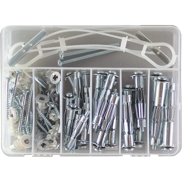 Assortimento tasselli per cavità TOX Indoor Box Pro Spiral Acrobat Spagat tasselli 68 pezzi