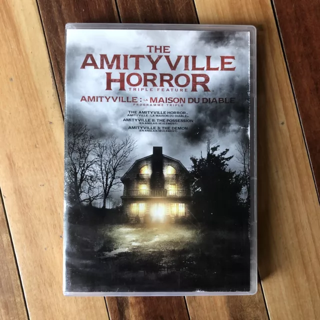 Amityville Triple Feature (DVD, 2014, 3-Disc Set, Canadian)