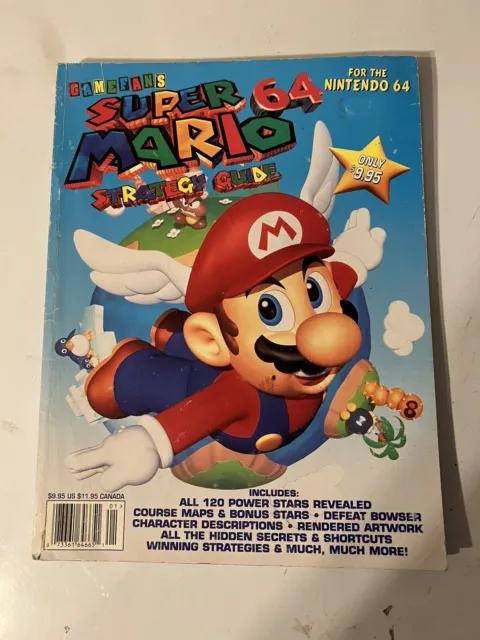 GameFans Nintendo 64 N64 Super Mario 64 Strategy Guide Book