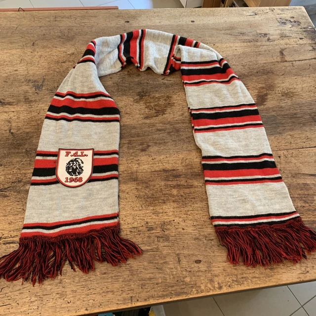 Sciarpa Scarf Bufanda Vintage Ultras Fossa Dei Leoni Milan A Calcio Serie A Anni 8090