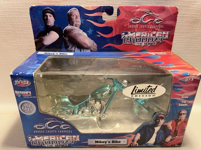 OCC AMERICAN CHOPPER Series Mikeys Bike Blue Diecast Motorbike