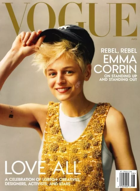 Emma Chamberlain on Vogue Australia for the September issue