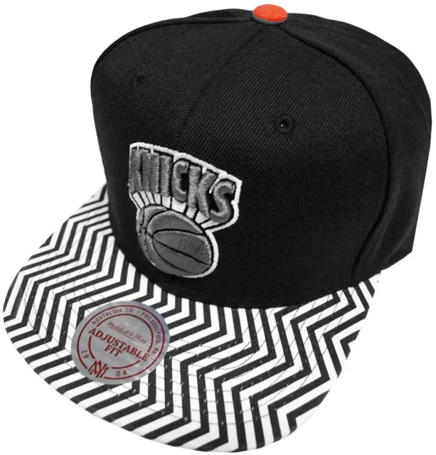 Mitchell & Ness NBA New York Knicks Zig Zag EU134 Snapback Cap Basecap Neuf
