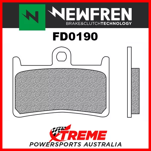 Newfren Yamaha MT-01 2005-2006 Organic Touring Front Brake Pads FD0190-BT