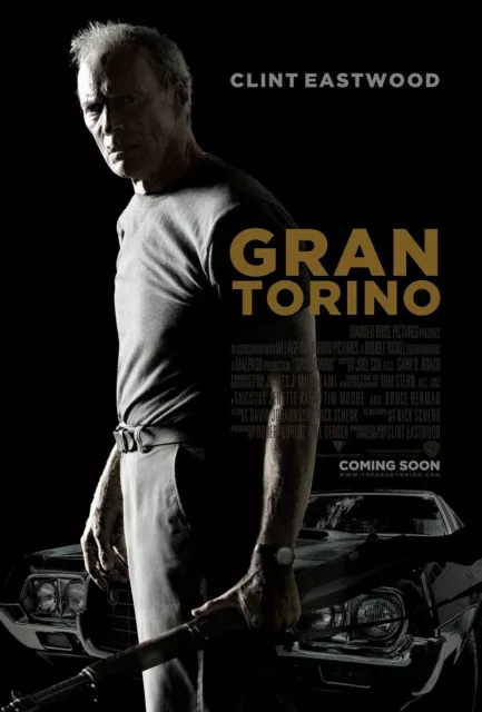 Affiche De Film Gran Torino Clint Eastwood 45X32Cm Cinéma