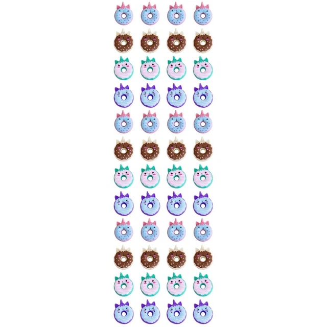 48 piezas Lápiz Goma Donuts Borrar Goma para Niños Regalo