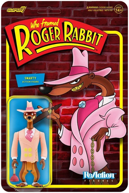 WHO FRAMED ROGER Rabbit? Smarty ReAction Figure by Super 7 £19.99 ...
