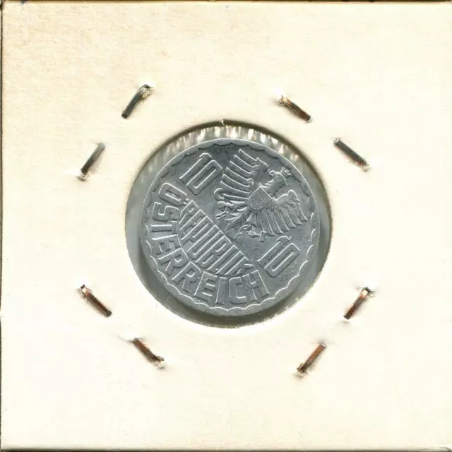 10 GROSCHEN 1968 AUSTRIA Coin #AT548C 2