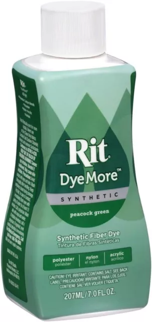 Rit DyeMore Liquid Dye, Peacock Green 7 Fl Oz Pack of 1