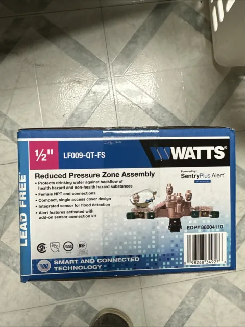 Watts 1/2" Manual Backflow System
