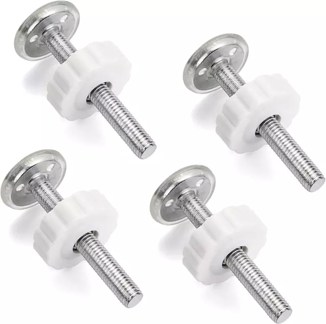 Ertzinla 4 Pack Baby Gate Extra Long M10 10mm Spindle Rods Bolts for Pressure