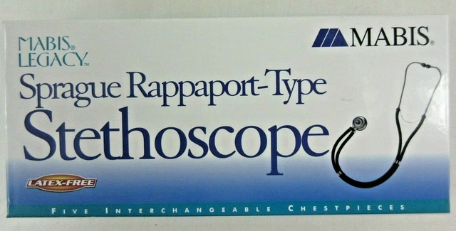Stethoscope Mabis Legacy Sprague Rappaport-Type Medical 22” Working 10-414-020