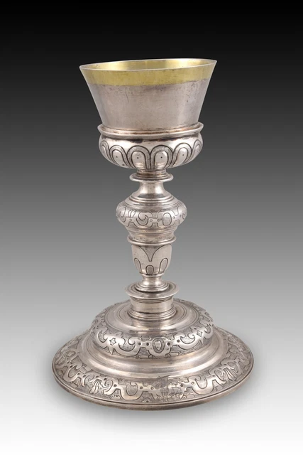 Chalice with Weighting of Souls. Silver. Spain, 17th century.