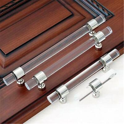 Lucite Cabinet pulls Acrylic Handle Drawer Clear Dresser Kitchen Cabinet Pulls