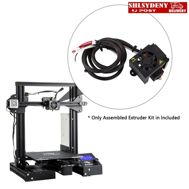 MK8 Full Extruder Kits 0.4mm Nozzle Extruder Hot End fits Ender 3/Ender 3 Pro SL