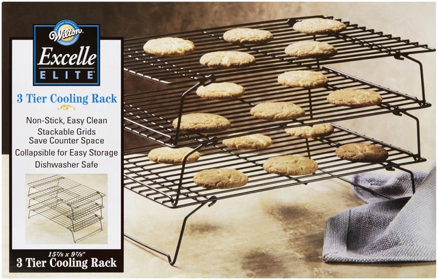 Wilton Excelle Elite 3-Tier Cooling Rack-8.5"X15.875"X9.875" W459