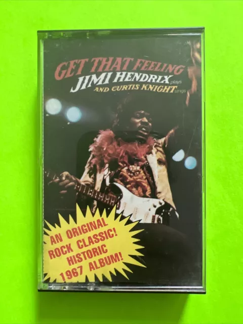 JIMI HENDRIX CURTIS KNIGHT GET THAT FEELING Cassette Tape Rock Blues Rare