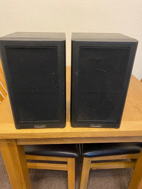 Mission 760i 2-way reflex speakers. Good working order. Black. No grilles.