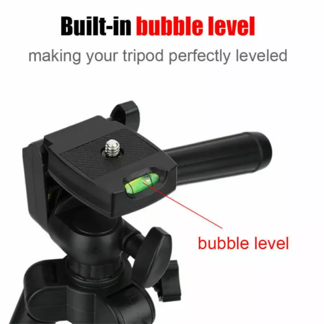 Professional Camera Tripod Stand Holder Mount for iPhone Samsung Cell Phone+Bag 2