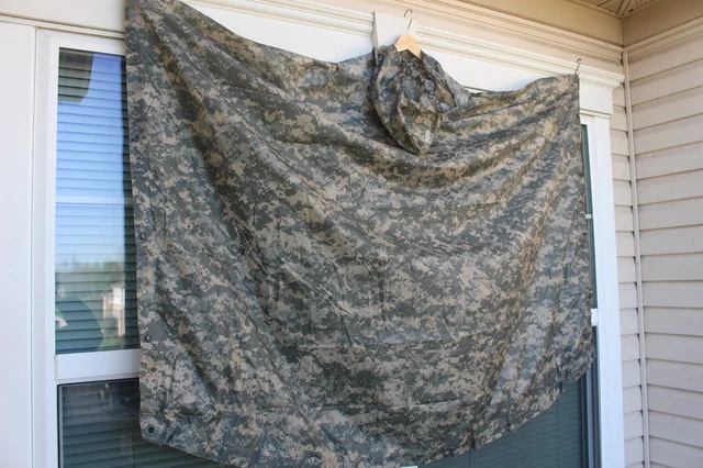 USGI Army Multipurpose US Military Poncho ACU Digital Camo NSN 8405-01-547-2555 USGI Army Multipurpose US Military Poncho ACU Digital Camo NSN 8405-01-547-2555