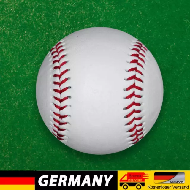 7.2cm BaseBall Ball Soft Rubber Core Softball Ball Equipment for Sport Team Game