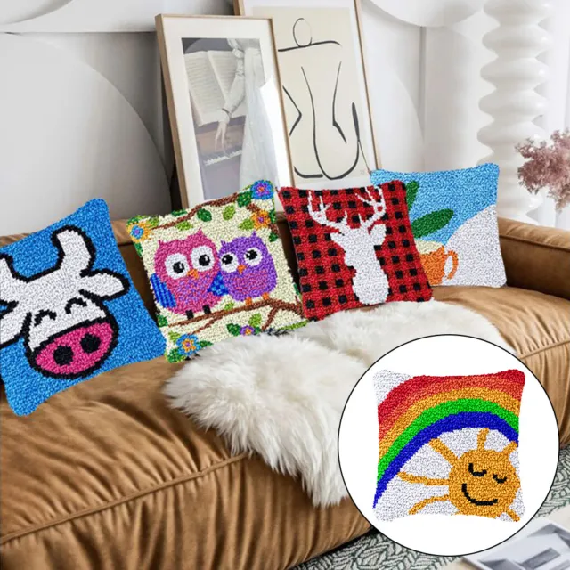 Personalized And Unique Latch Hook Kits For Adults Cushion Fashionable Artistic