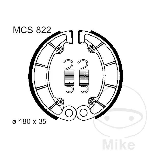 Ganasce freno a molla TRW MCS 822 HONDA