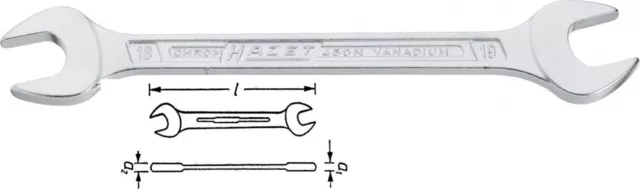 HAZET Double Clé Plate Außen-sechskant Profil 41x46 450N-41X46