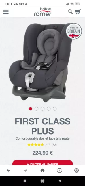 siege auto bebe isofix Römer