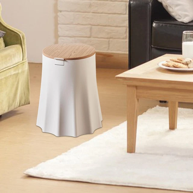 Trash Can with Lid Large Garbage Container Dustbin for Party restaurant