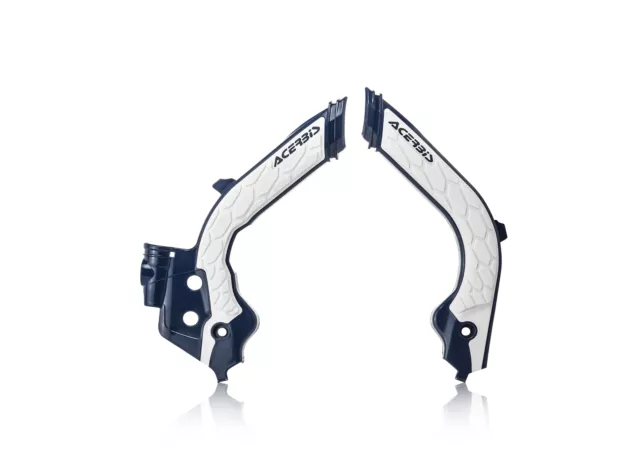 Acerbis [2733451006] X-Grip Frame Guards Blue/White