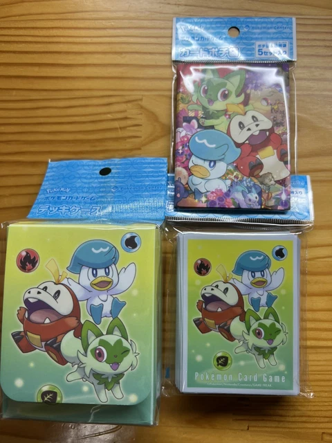 Pokemon TCG Card Box,Sleeves & envelops Set of 3 Pokemon Center New