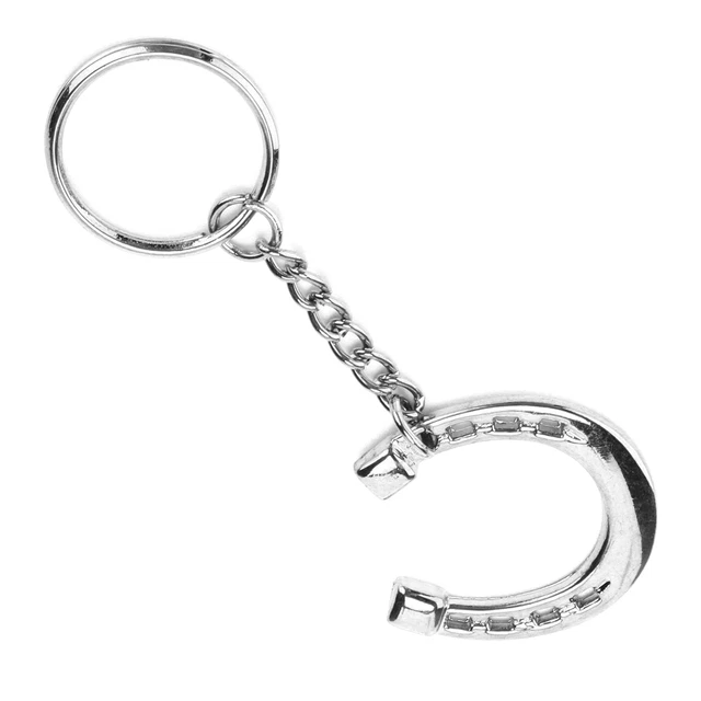 Snaffle Bit Keychain Horseshoe Shaped Keychain Horse Bits Keychain For Car K L2S