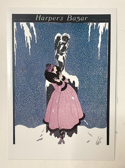 Vintage Harper's Bazar Greeting Card, 1979, Bantam Unused with Clean Envelope