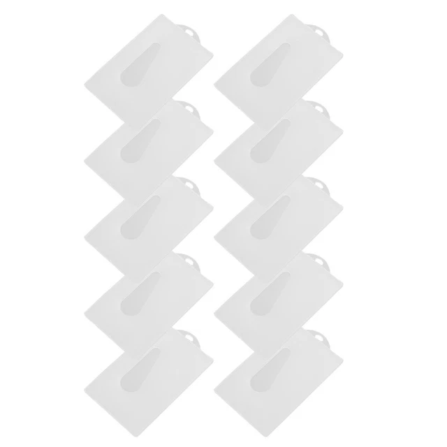 Craspire 150 Porte-Cartes Plastique Translucide - Supports Miniatures Pour Cartes De Jeu, Visite, Photos, Étiquettes Prix