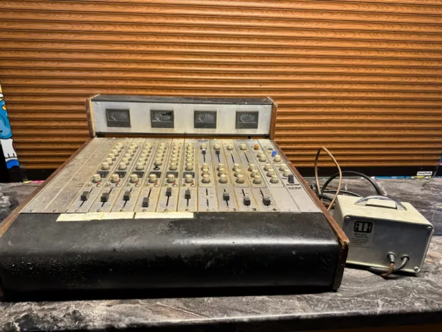 Vintage Analogue Allen And Heath Mixer + Power Supply Desk Studio Audiophile