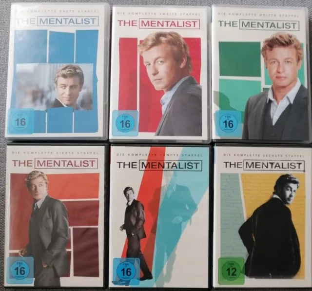 THE MENTALIST DVD Staffel 1 2 3 4 5 6 Serie / Patrick Jane / Red John