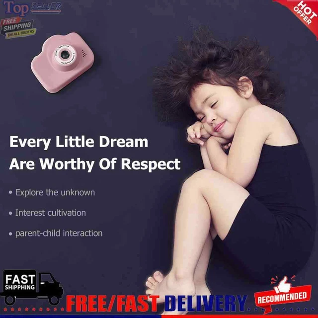 2 Inch HD IPS Screen Photo Camera USB Charging Kids Digital Camera with 32G Card