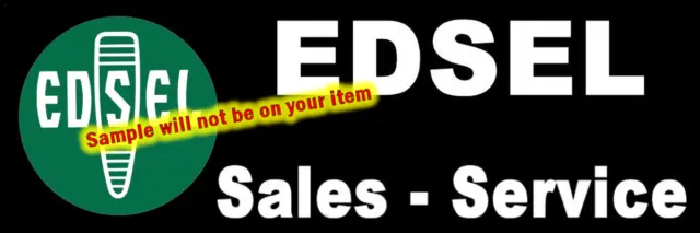 Edsel Cars Dealer Sales Service Stickers Signs Fridge Magnets Decals